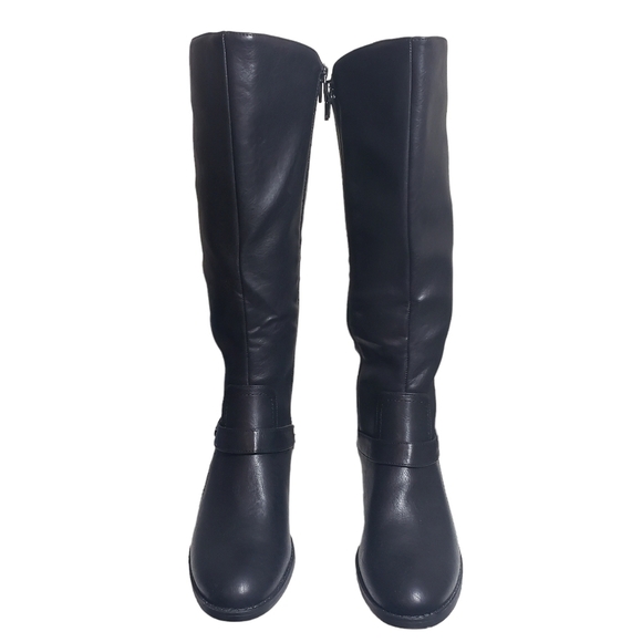 Easy Street Jewel Black Riding Boots Sz 9.5M - Picture 4 of 10